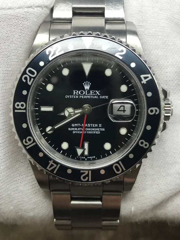 Rolex GMT Master II SEL 16710 Black Dial Automatic Men's Watch