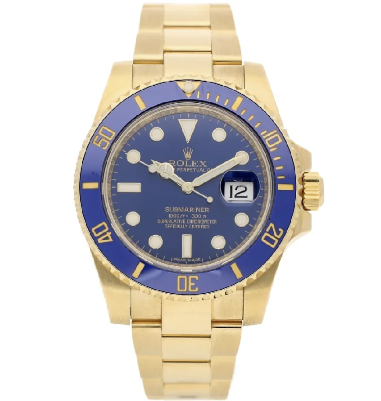 Replica Rolex Submariner - Gold/Blue