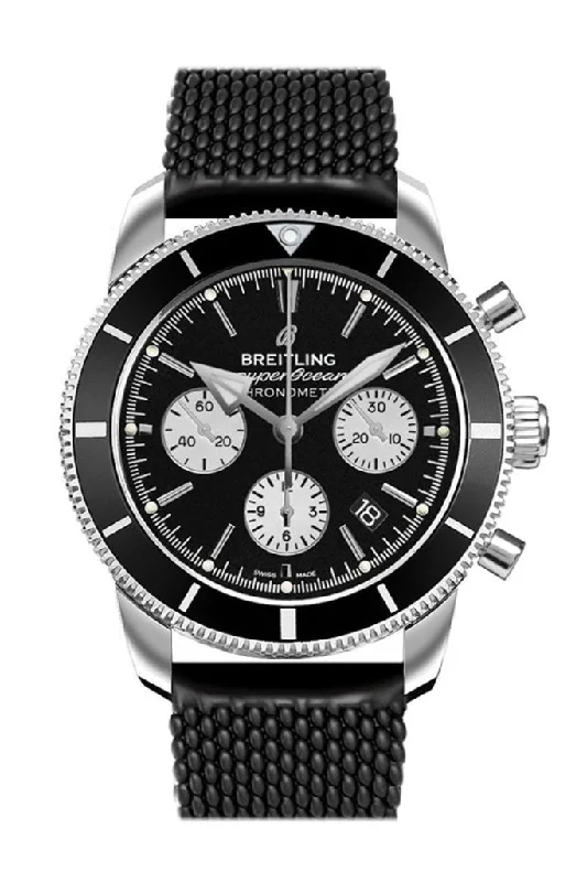 Breitling Superocean Heritage B01	Black Rubber AB0162121 B1S1