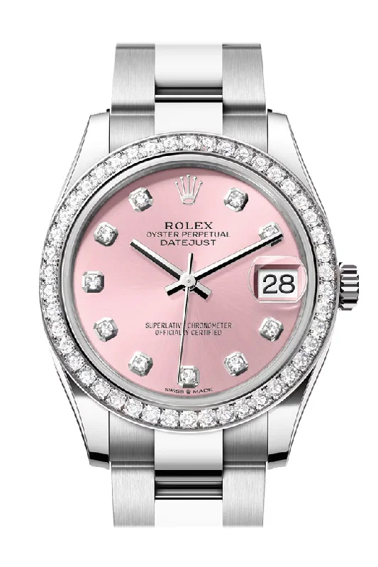 Rolex Datejust 31 Pink Diamond Dial Ladies Watch 278384RBR 278384RBR-0035