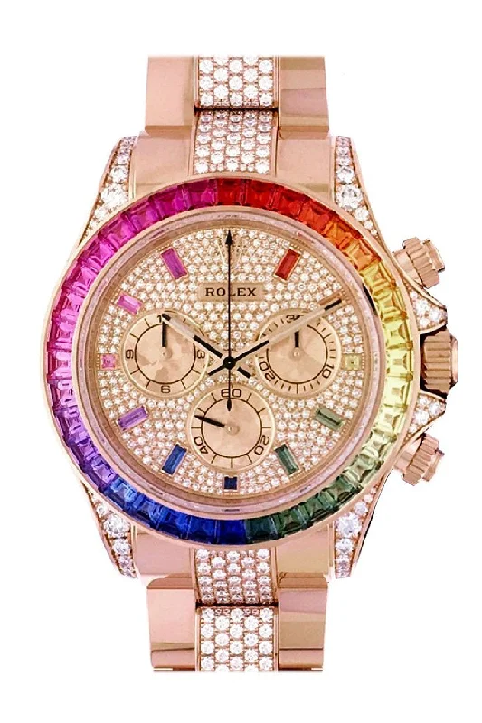 Rolex Cosmograph Daytona Everose Rainbow Watch 116595RBOW 116595