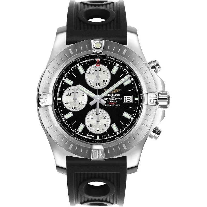 Breitling Men's A1338811-BD83-200S Colt Chronograph Black Rubber Watch