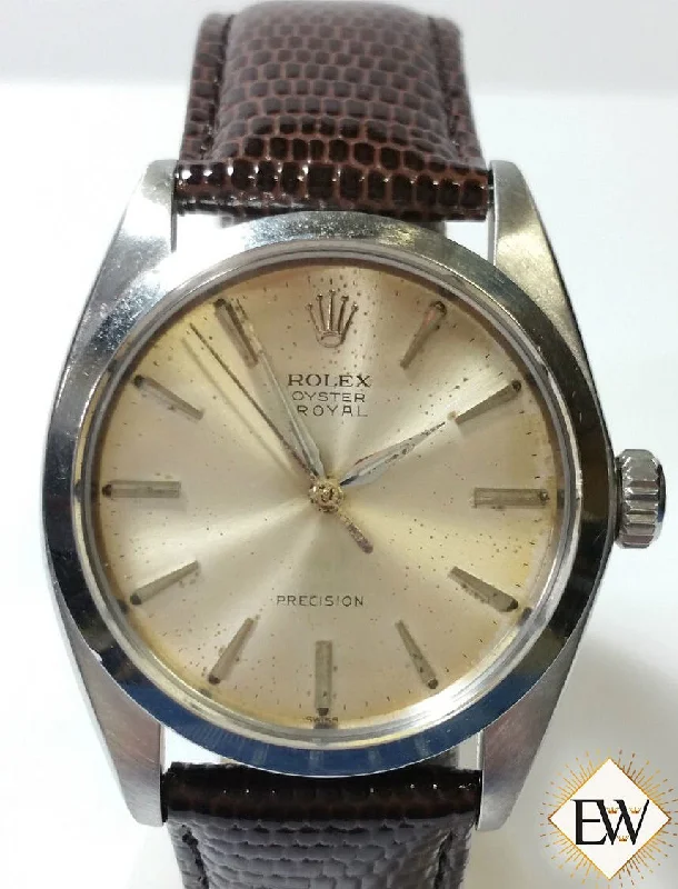 1963 Vintage Rolex Oyster Royal Perpetual 6426 Precision Watch Champagne Dial BX