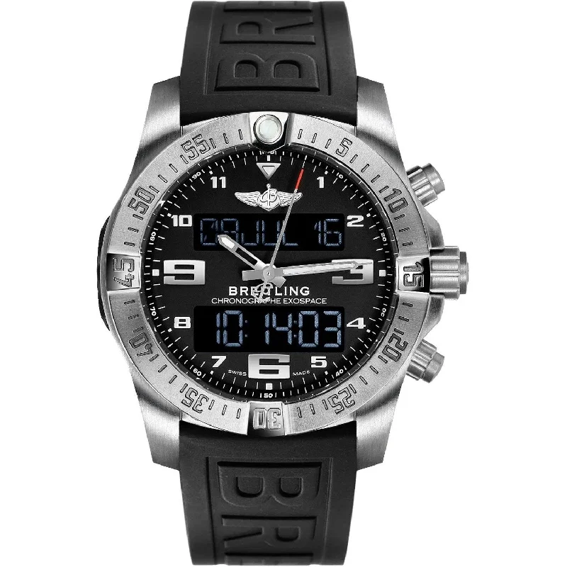 Breitling Men's EB5510H1-BE79-155S Exospace  Black Rubber Watch