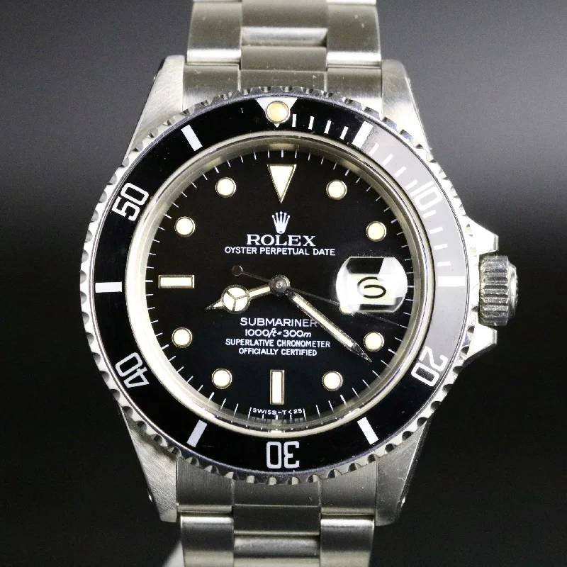 1985 Rolex 16800 Submariner Spider Dial