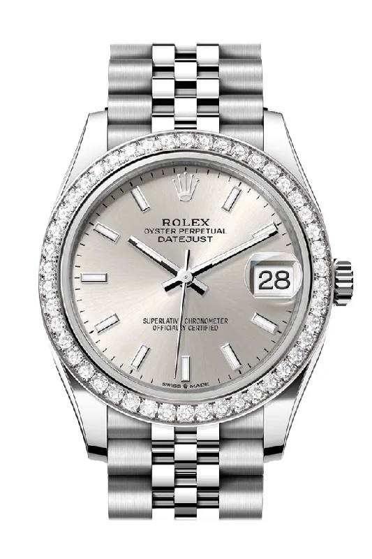 Rolex Datejust 31 Silver Dial Jubilee Ladies Watch 278384RBR 278384RBR-0016