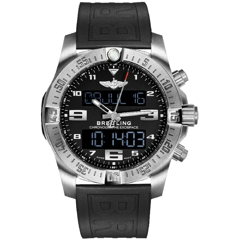 Breitling Men's EB5510H1-BE79-263S Exospace  Black Rubber Watch