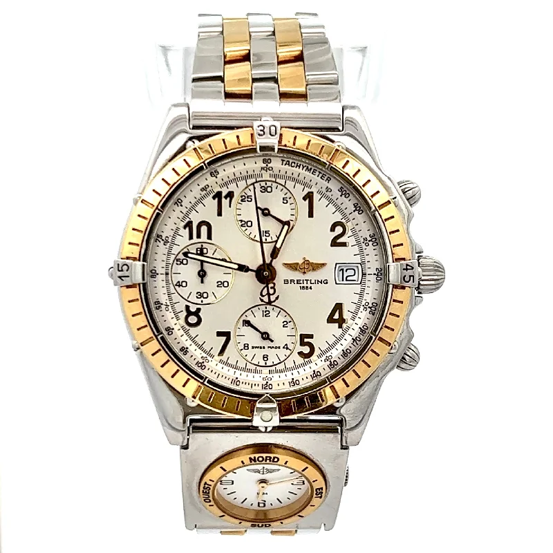 BREITLING CHRONOMAT UTC 40mm Automatic 2 Tone Watch