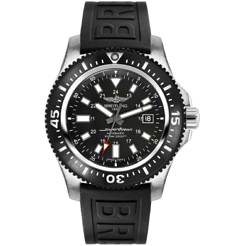 Breitling Men's Y1739310-BF45-153S Superocean 44 Special  Black Rubber Watch