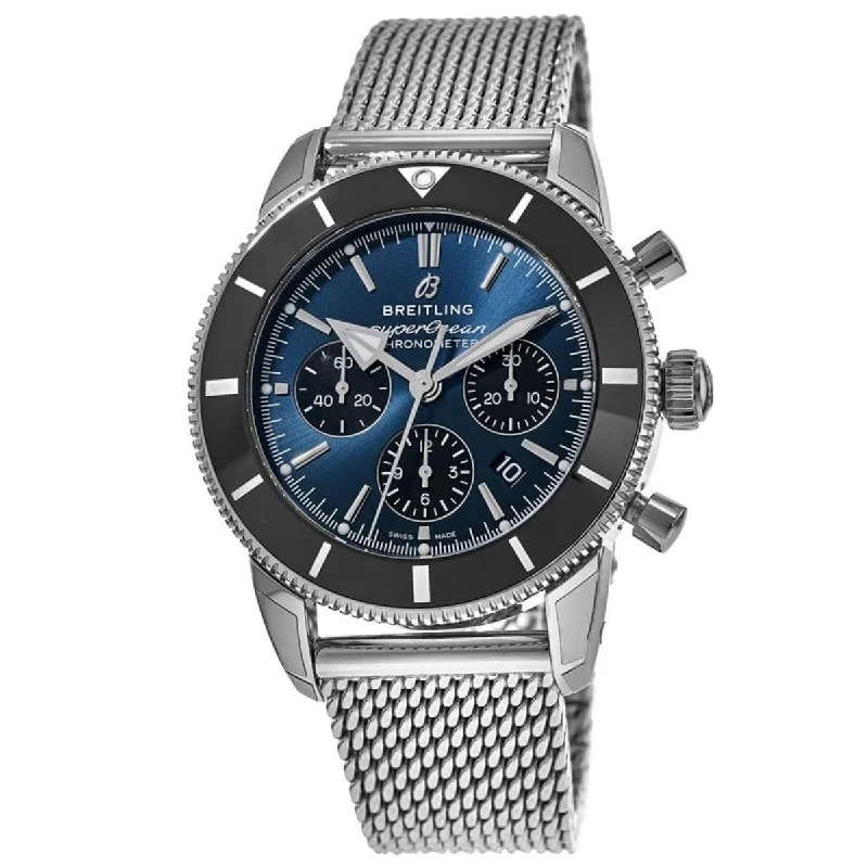 Breitling Men's AB0162121C1A1 Superocean Heritage II Chronograph Stainless Steel Watch