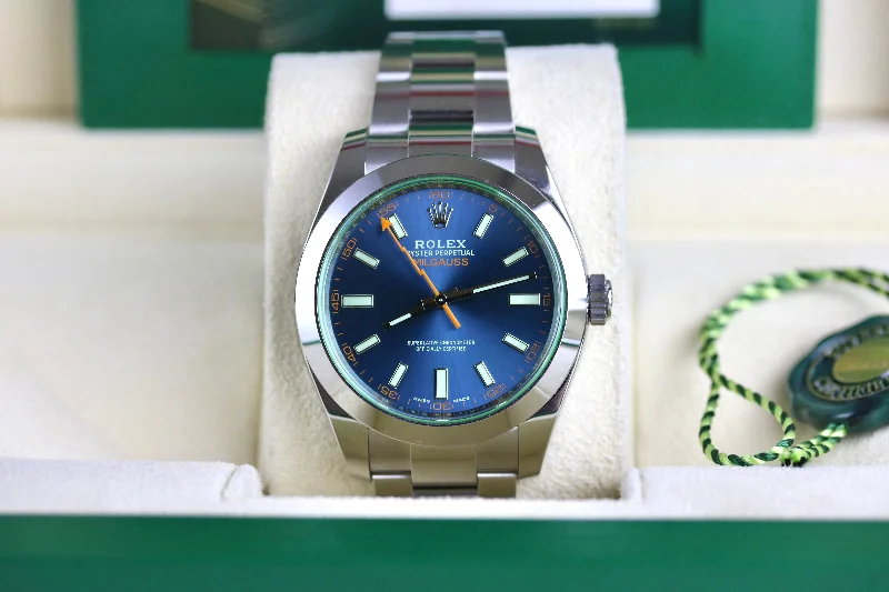 UNWORN 2021 ROLEX 116400GV Milgauss Z-Blue with Box & Papers