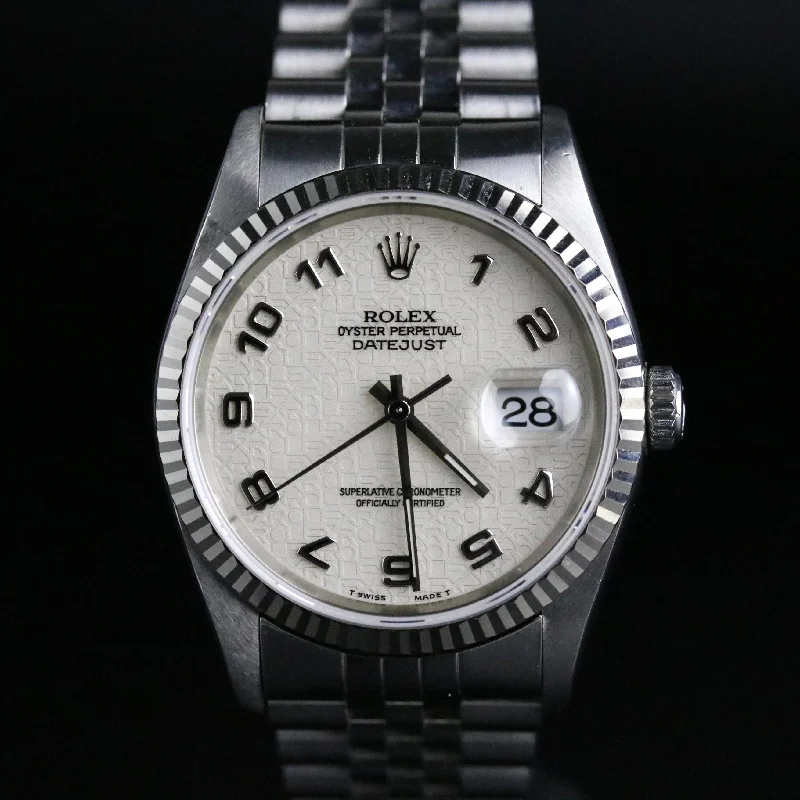 1994 Rolex 16234 Datejust 36mm White Anniversary Dial