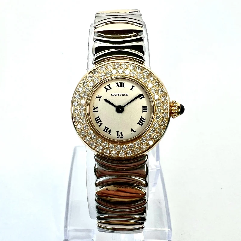 CARTIER COLISÈE Quartz 24mm 2 Tone 0.81TCW DIAMOND Watch