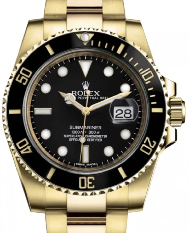 Replica Rolex Submariner - Gold/Black