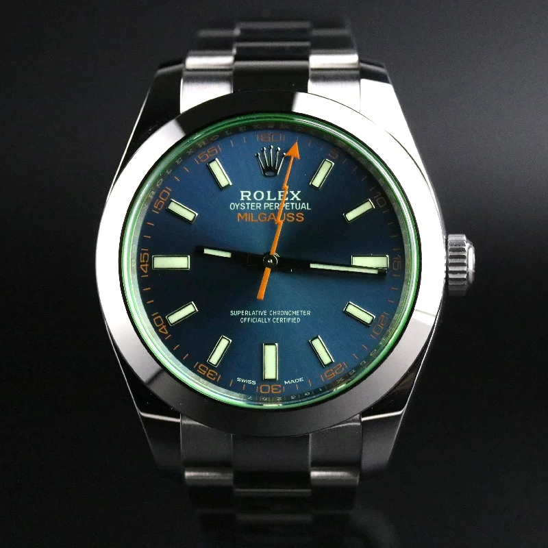 Unworn 2021 Rolex 116400GV Milgauss with Box & Papers