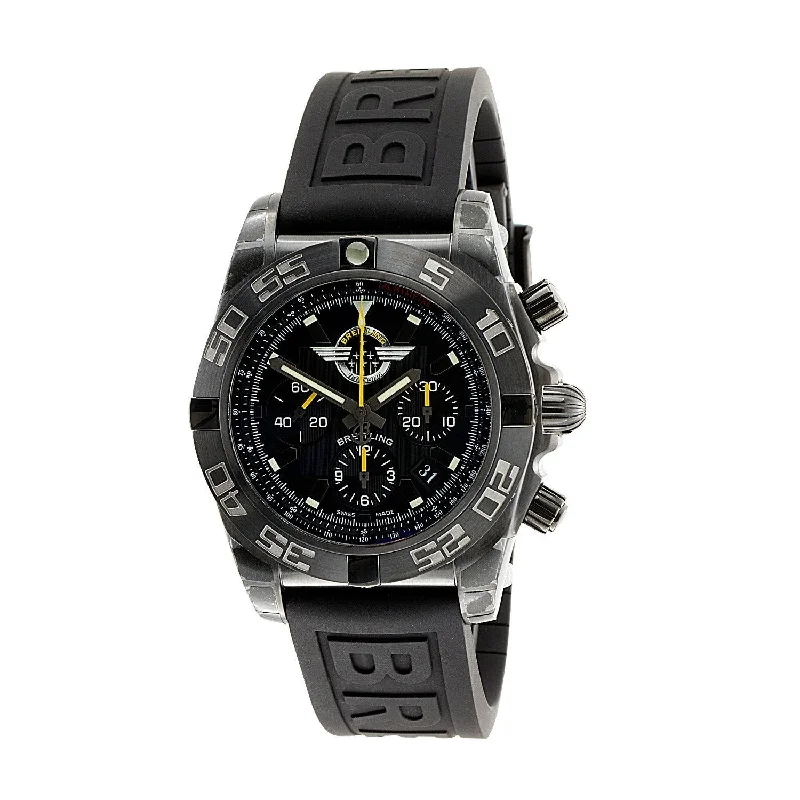 Breitling Men's MB01109L-BD48-153S Chronomat 44 Chronograph Black Rubber Watch