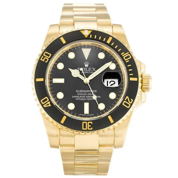 Replica Rolex Submariner Black Dial 116618LN