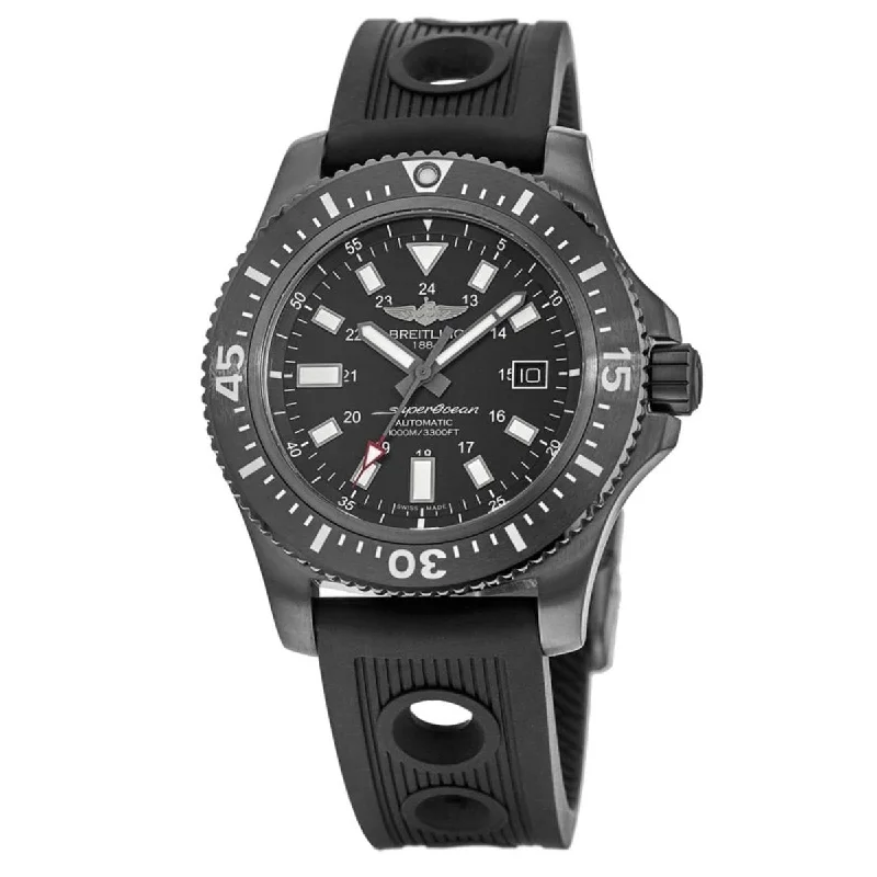 Breitling Men's M1739313-BE92-200S Superocean Black Rubber Watch