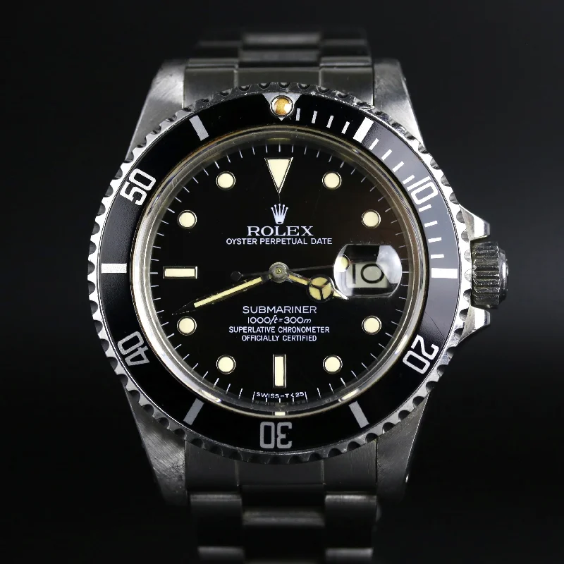 1983 Rolex 16800 Spider Dial Submariner 40mm